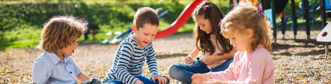 Kids playing outside