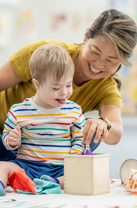 Child at preschool