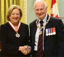 Honourable Margaret McCain honoured with Companion of the Order of Canada 