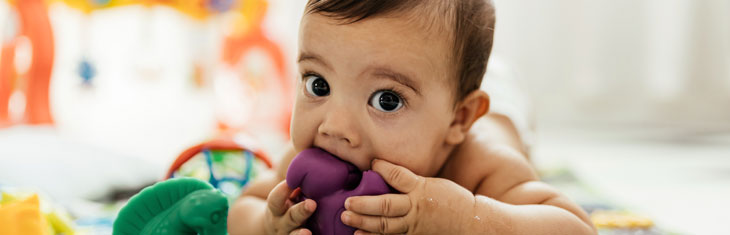 Baby at day care