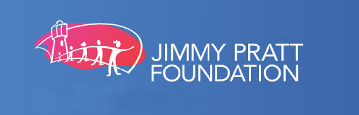 Sign reading "Jimmy Pratt Foundation"