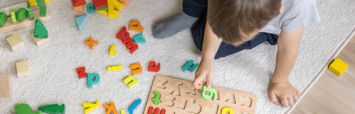 Boy playing