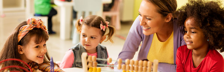 Kids at preschool